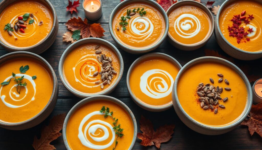 Butternut squash soup variations