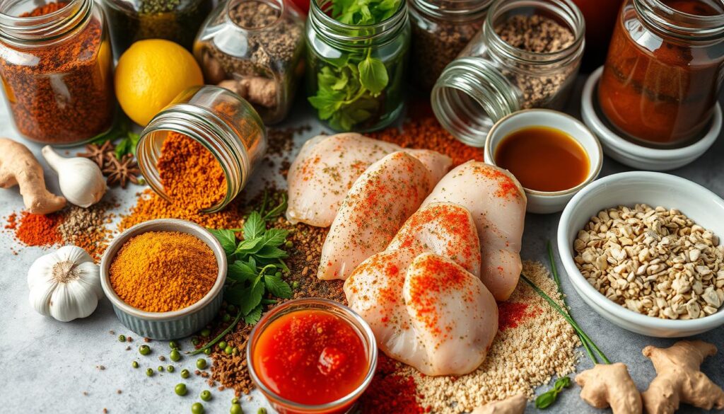 Seasoning and marinade options