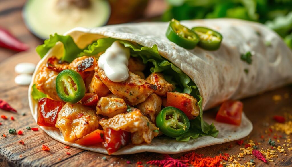 Spicy Chicken Wrap