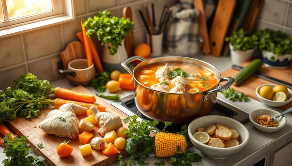 caldo de pollo recipe