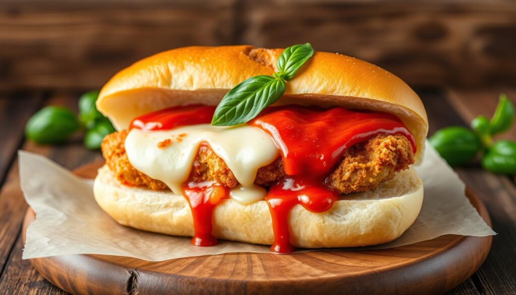 chicken parmesan sub​