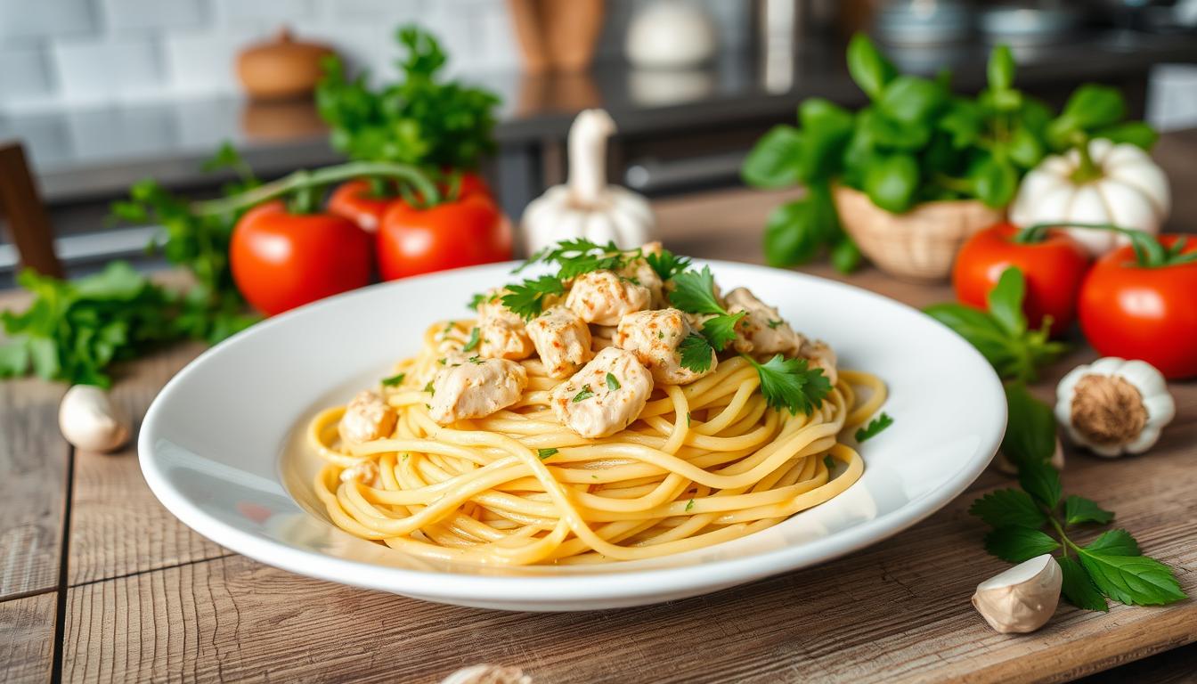 chicken spaghetti pasta recipe​