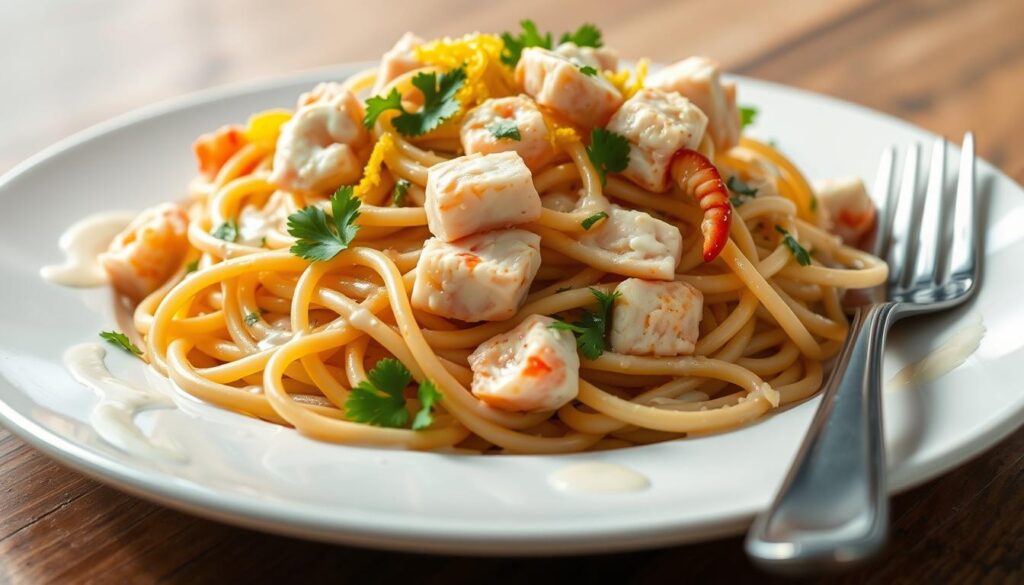 crab pasta