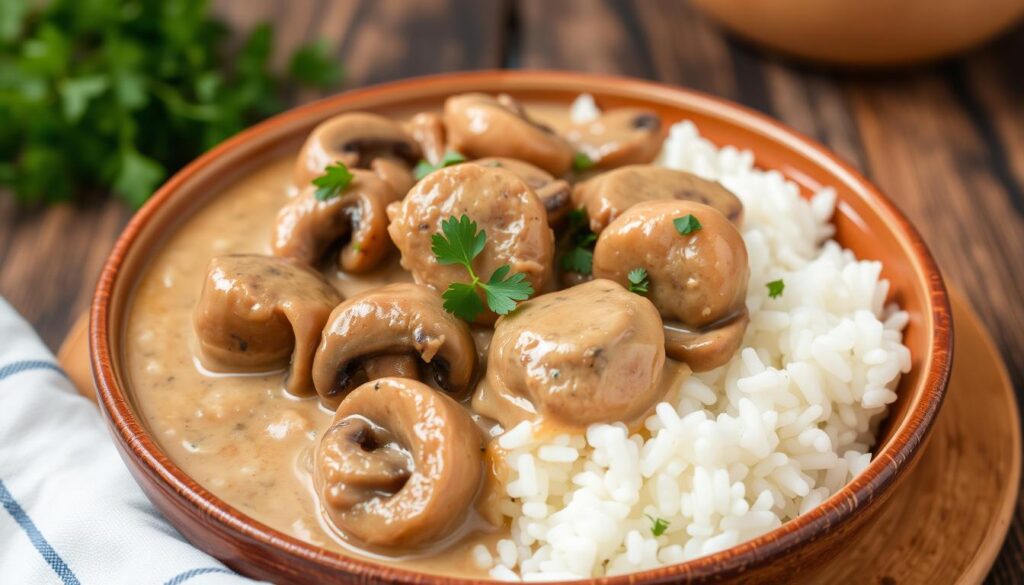 cream of mushroom chicken and rice​