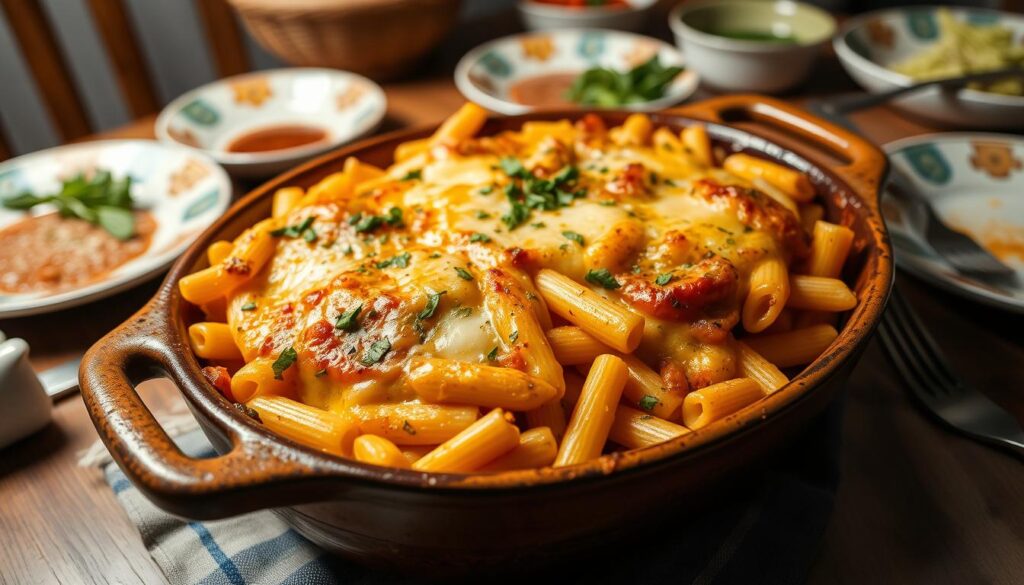 family-friendly penne pasta casserole