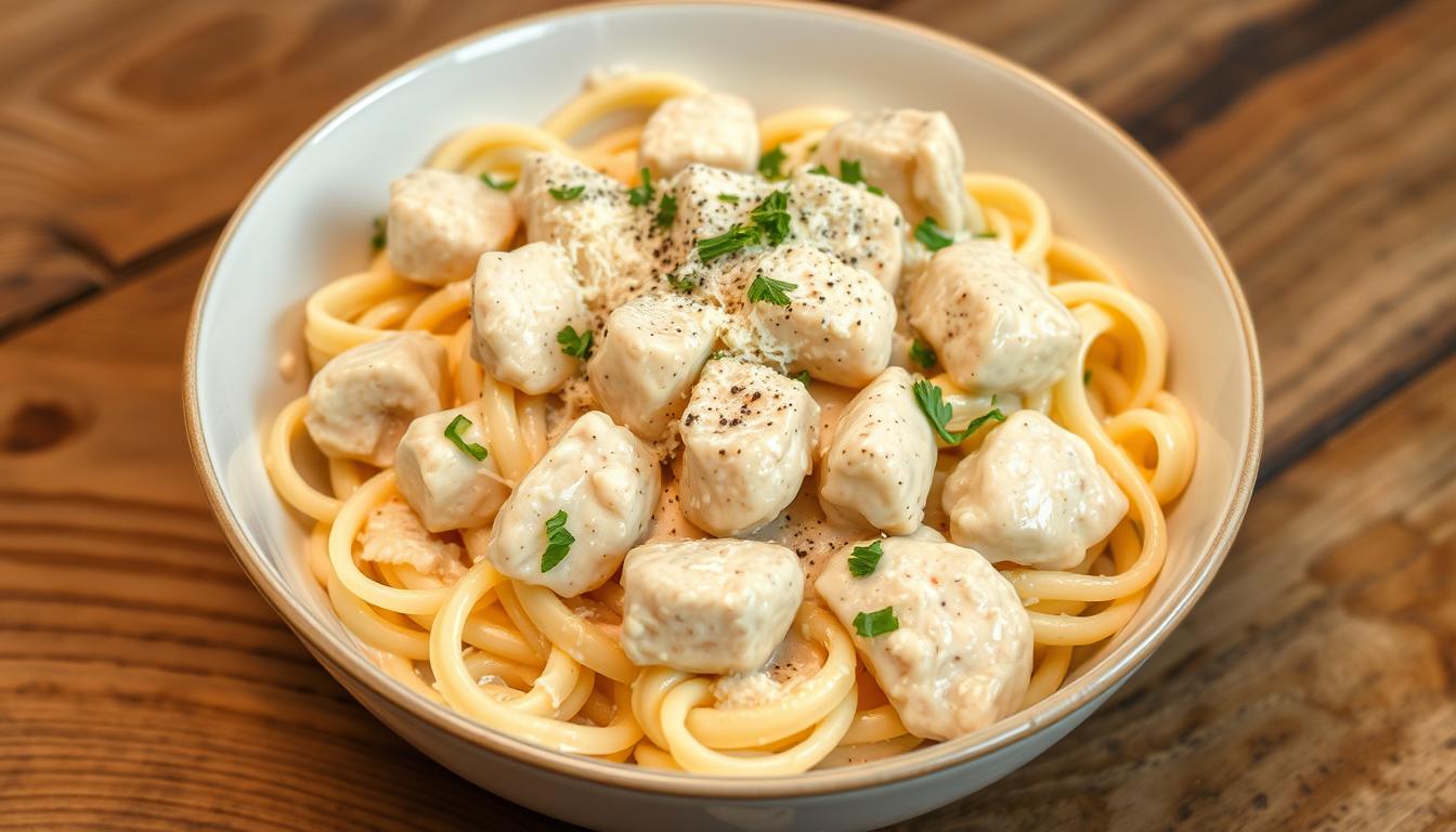 garlic parmesan chicken pasta