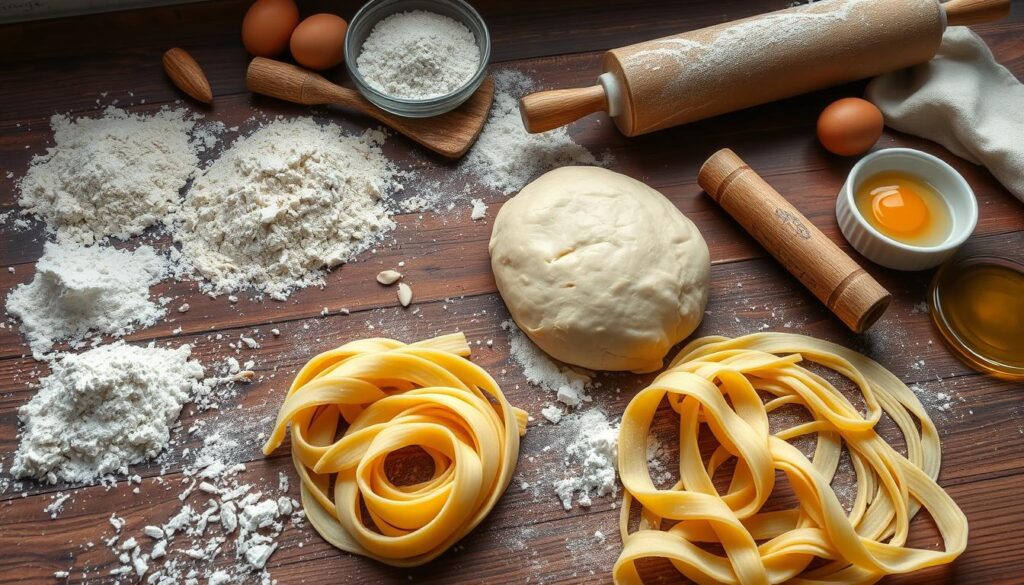 gluten free dough preparation