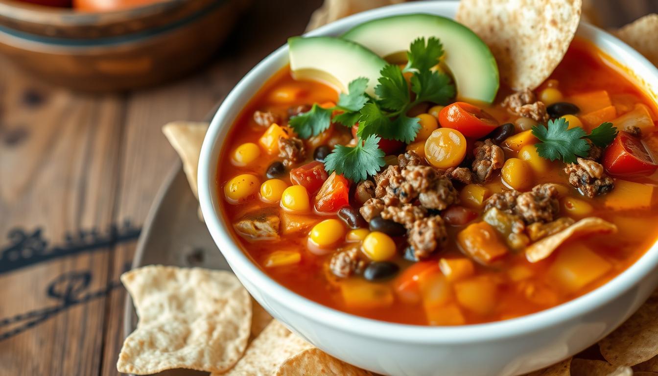 mexican taco soup recipe