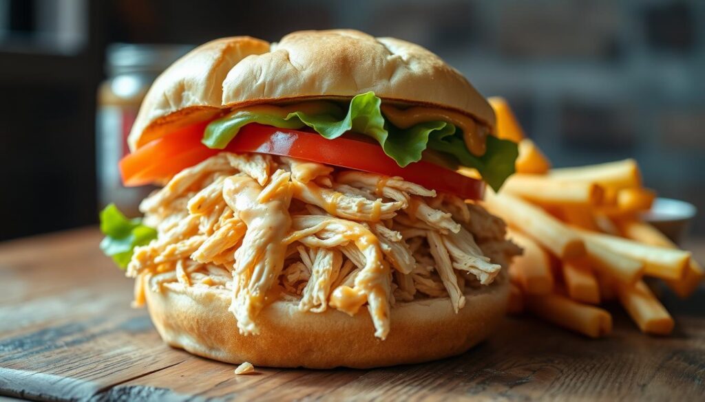 shredded chicken sandwich recipe​