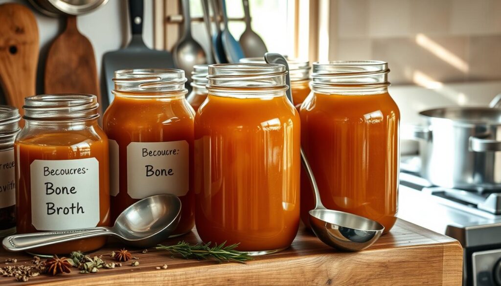 storing bone broth